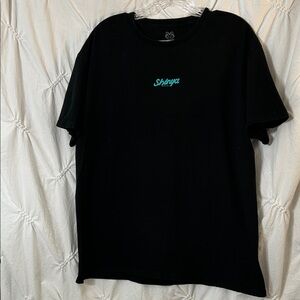 Black Men's Graphic T-Shirt-Size Large